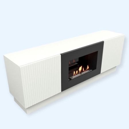 BFP/P-1400L белая (1595752) Firelight Тумба с биокамином